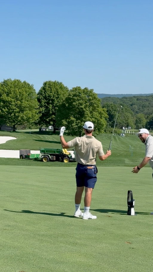 Unreal from @joseleballester. 🤯 

Holes out for eagle from 137 yards!