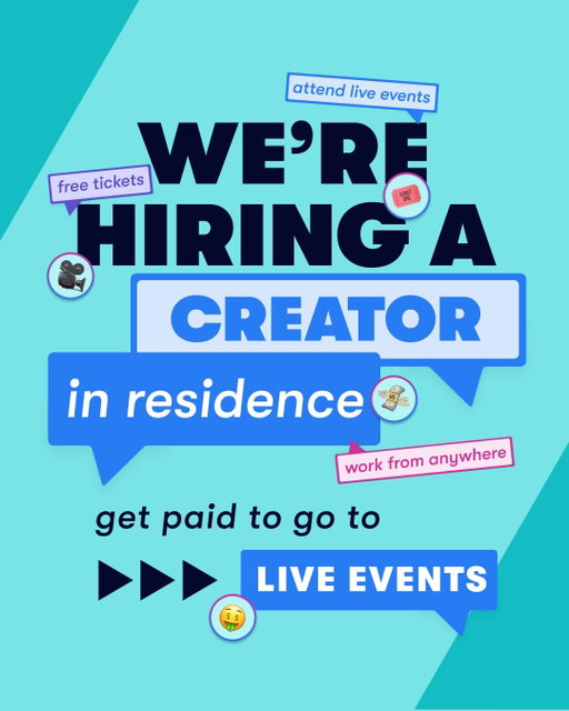 BREAKING NEWS: Your dream job just dropped. 🌟

We’re searching for our first ever Creator in Residence and it could be YOU!

Get free tickets every month, get paid to make Tiktok videos and work with the most rewarding ticket company 😉

Details + apply at the 🔗 in bio

#vscreatorinresidence #creator #marketing #concerts #footballseason