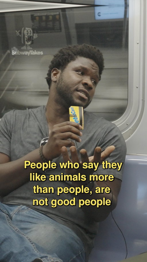Episode 761: People who say they like animals more than people, are not good people!! @tjstandup

Host: @kareem
Created/Produced by Kareem Rahma (@kareem) and Andrew Kuo (@akuoproject)
Creative Producer: @tylerbat
Editor: dan_mancini 
Associate Producer: @madyson.hearsh @ramy_shafi
Cameras:  @thomaskasem @t1anm31

#podcast #hottakes  #subwaytakes #interview #newyork