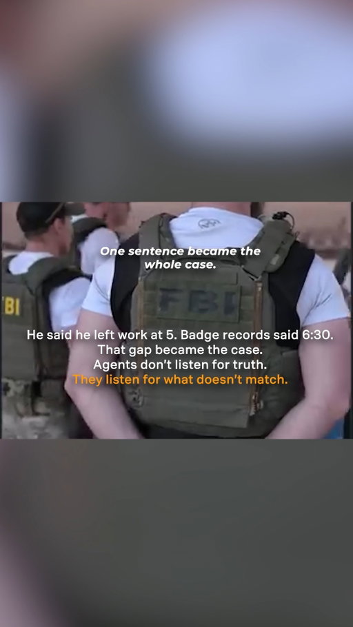 What feels like a small detail to you may be the first thing investigators verify. Time records, badge swipes, emails, and phone data can all be compared against your statements.

Before speaking with federal agents, understand what's at stake.

#FederalDefense #FBIInvestigation #CriminalDefense #FederalLaw #WhiteCollarCrime #KnowYourRights #TrialLawyer #LorfingLaw