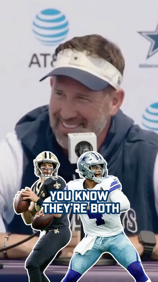 elite company 🤝

Coach on the similarities between Drew Brees & @_4dak 

#DallasCowboys | @att
