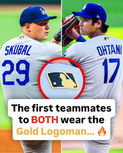 HISTORY: When Tarik Skubal makes his Dodgers debut tonight in Chicago, he and Shohei Ohtani will become the first MLB teammates to wear the Gold Logoman together this season.

The prestigious Gold Logoman is only worn by previous season MLB award winners, with select game-worn patches going inside ultra-rare trading cards 🔥
