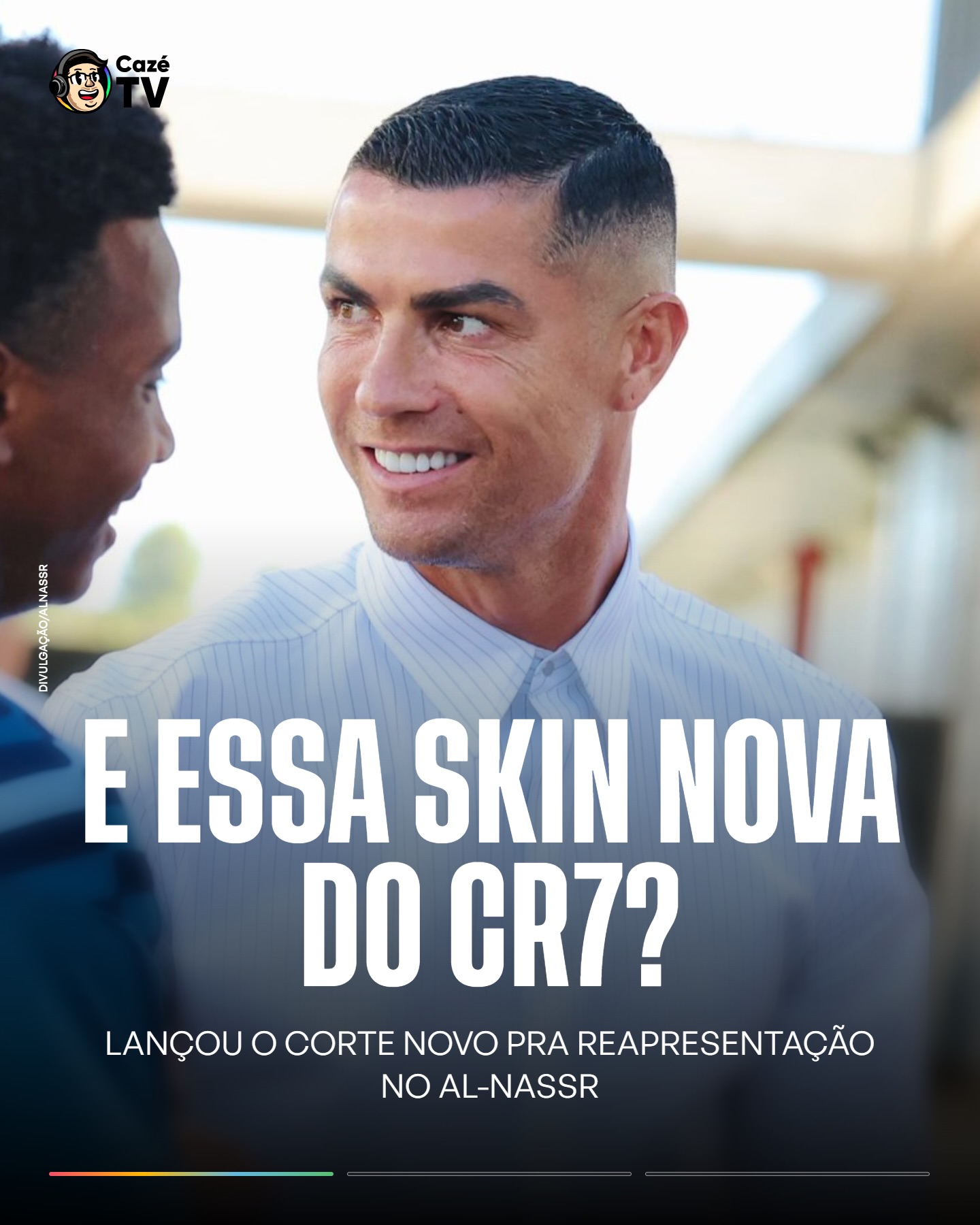 🖐️🚨PAREM AS MÁQUINAS 🚨🖐️

O CRISTIANO RONALDO VOLTOU PRO AL-NASSR E CHEGOU COM UMA SKIN NOVA PRA PRÓXIMA TEMPORADA QUE TÁ CHEGANDO! O QUE ACHARAM? 👀

#CoberturaCazéTV #Original #CristianoRonaldo #Cr7 #cztv05