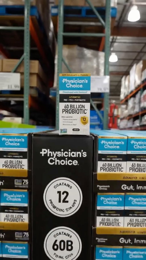 Somewhere on this planet, in 625 warehouses to be exact.

60 Billion Probiotic Advanced is now at Costco.

Our new 3-in-1 goes beyond digestion. It supports regularity, immune health, mood, stress, and sleep.‡

Go find yours TODAY

‡These statements have not been evaluated by the Food and Drug Administration. This product is not intended to diagnose, treat, cure, or prevent any disease.
#PhysiciansChoice #Costco #NewLaunch #3in1 #postbiotic