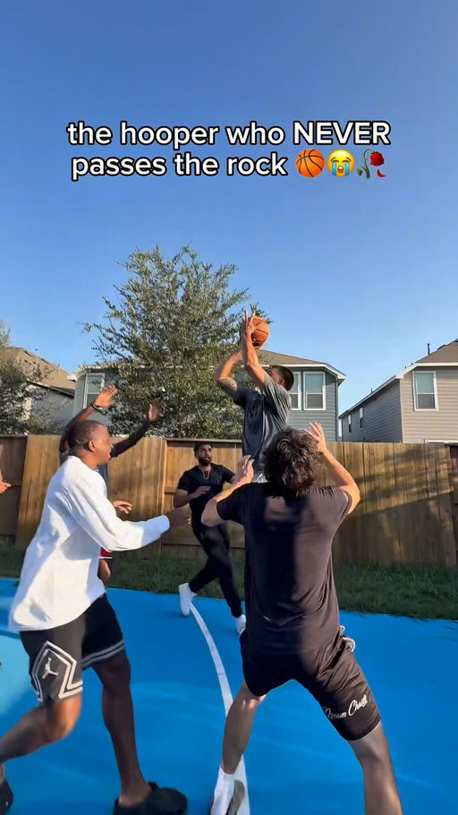 This dude somehow always ends up on my team 😭🥀 
•
•
•
#basketball #jdub #funny #skit #ballhog