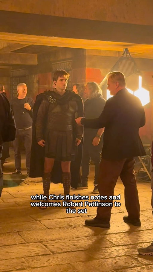 another day working on the set of #TheOdyssey 🎥🗡️🎬 #christophernolan #mattdamon #odysseus #robertpattinson