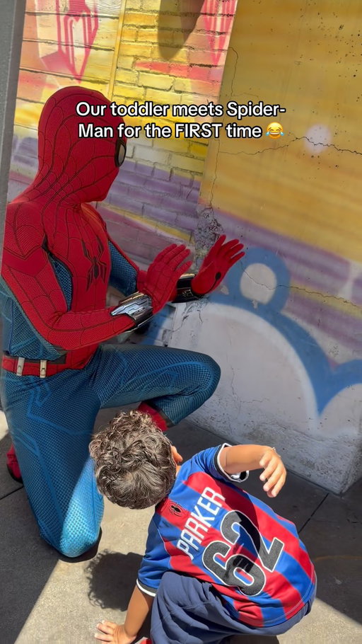Was not expecting that 😂♥️ #reels #adriel @disneyparks @disneyfamily @marvel