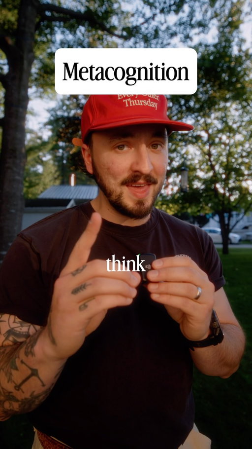 Send this to someone with this ability. 

Episode 2🔥 Metacognition. Wouldn’t it be a better world if everyone did this?

#smallcreator #creatorcommunity #contentcreater #metacognition #thinking