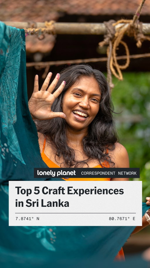 Sri Lanka's crafts "aren't just souvenirs, but living traditions," says local Lonely Planet Correspondent @sheneller, sharing her favorite crafting experiences and workshops across island. From gem-cutting in Ratnapura to handloom weaving in Dumbara, "each piece tells a story shaped by centuries of culture."