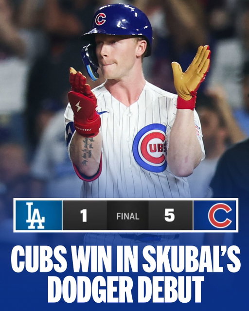 -Pete Crow-Armstrong collects 2 hits
-Nico Hoerner and Dansby Swanson homer

@Cubs win Tarik Skubal’s highly-anticipated Dodger debut 👀