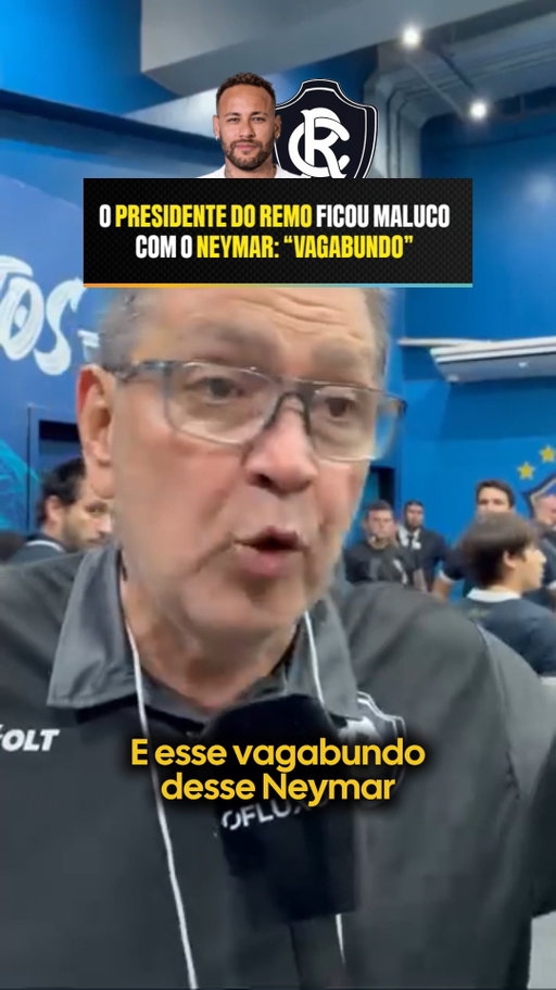 CLIMA TENSO EM BELÉM 😬

Após a eliminação do Remo para o Santos, pela Copa do Brasil, Tonhão, presidente do clube paraense, perdeu a paciência com Neymar e disparou: "ESSE VAGABUNDO DESSE NEYMAR..." 🤬😳

🎥 @ofluxoportal

#CoberturaCazéTV #Santos #Remo #CopaDoBrasil #cztv04 #cztv02 #Original #Neymar #NeymarJr