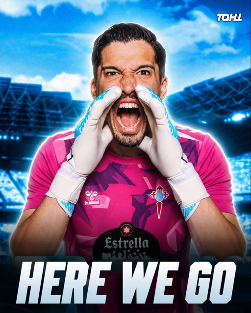 🚨 𝐇𝐄𝐑𝐄 𝐖𝐄 𝐆𝐎! Manchester United GK Altay Bayindir leaves to join Celta Vigo on initial loan deal 🔵⚪️🇹🇷

Agreement in place between clubs on initial loan, understand it will also include a buy option clause worth €𝟒𝐌 for June 27 🫱🏻‍🫲🏼

𝐑𝐚𝐭𝐞 𝐭𝐡𝐢𝐬 𝐬𝐢𝐠𝐧𝐢𝐧𝐠 𝐟𝐫𝐨𝐦 𝟏 𝐭𝐨 𝟏𝟎! 🧤