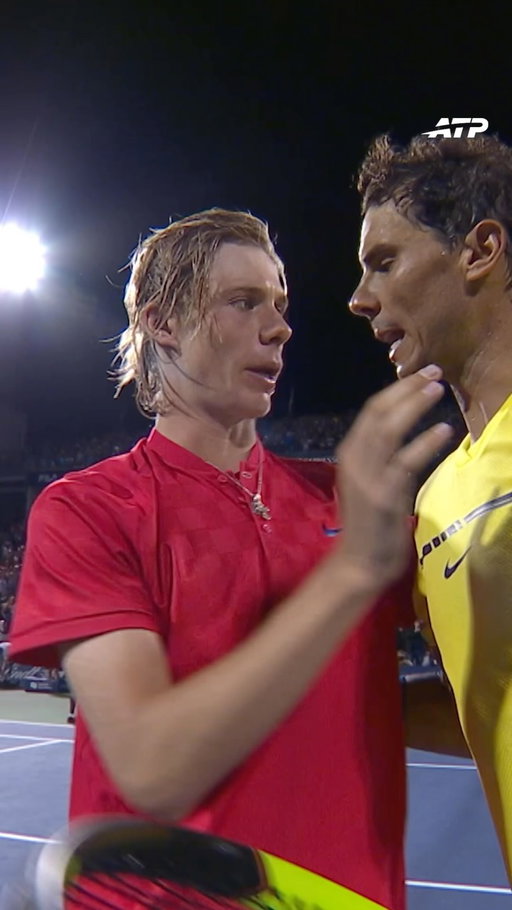 When dreams become reality 🥹 

@denis.shapovalov’s full circle moment vs Rafa Nadal 👏

@obnmontreal #OBN26