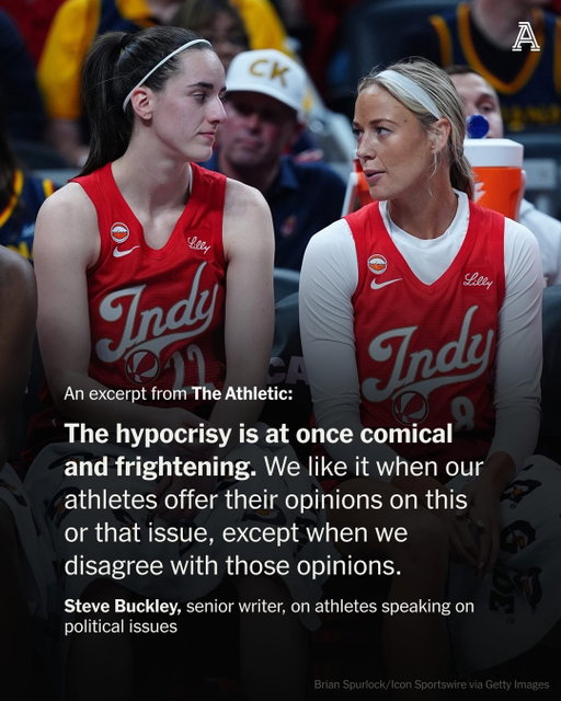 Aaron Rodgers spoke out about Dr. Anthony Fauci. Sophie Cunningham spoke out about transgender athletes. Caitlin Clark chose not to weigh in.

Three different approaches, one common result: criticism.

Steve Buckley has more on how athletes can't win on social media.