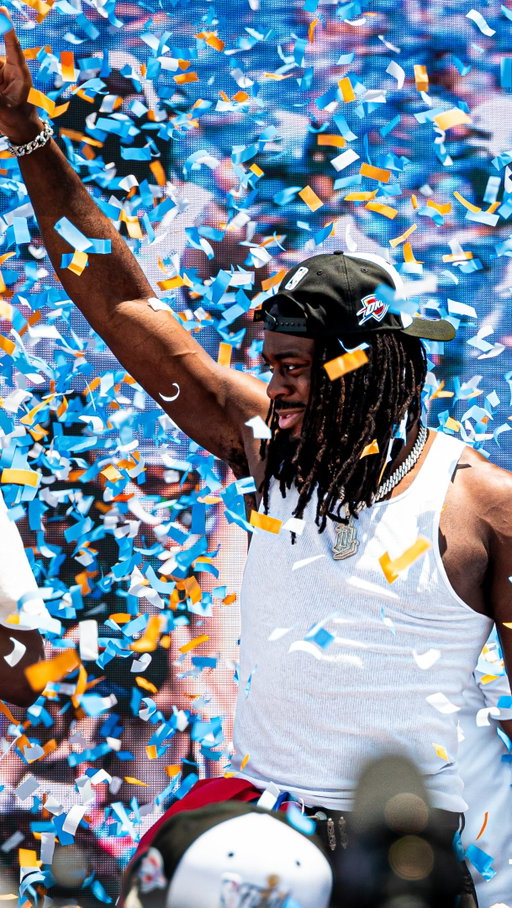Dear OKC,
 
There are no words that could ever fully express what the 405 means to me, but one thing will always be true: I’ll forever be grateful.
 
Thank you to the Oklahoma City Thunder organization for taking a chance on a young, overlooked kid from Montreal seven years ago. To the coaching staff, thank you for pouring so much into me day after day, year after year. To this city, thank you for making this HOME – not just for me, but for my family. And to my teammates, thank you for every battle we fought together and every challenge we faced along the way.
 
To YOU, Loud City- I will forever appreciate the relentless support. Through all the highs and lows, you never stopped believing in us as we chased the goal of bringing this city its first championship.
 
I wouldn’t trade my time here for anything. This place helped shape me into the man you see today, and I’ll always carry these memories with me. I leave with nothing but the deepest sense of love, gratitude, and appreciation for everyone who made this chapter so special. 💙🧡

With love, 
Luuuuuuuuu
 
5 out