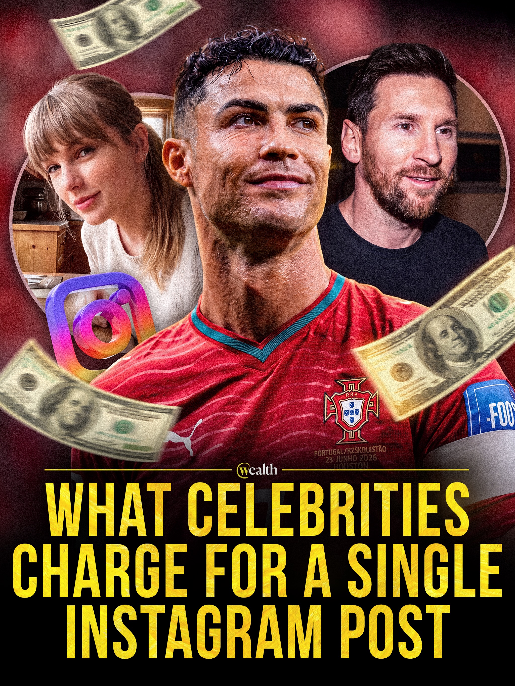 Celebrity Instagram access now carries multimillion-dollar price tags. 💰📱

Cristiano Ronaldo’s estimated rate reaches $3.75 million for one sponsored post. Lionel Messi follows at $2.85 million, while Selena Gomez reaches $2.57 million. Their audiences span hundreds of millions of accounts, giving brands immediate global exposure through a single celebrity endorsement.

These prices reflect audience size, engagement, public profile and the commercial value of a celebrity’s name.

#Instagram #CelebrityMarketing #InfluencerMarketing #SocialMedia #Advertising