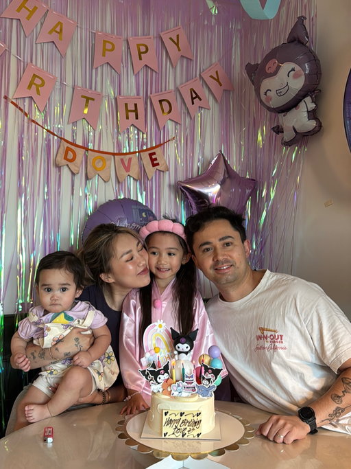 july and august has been a whirlwind. dove turns 6! 

we did a cozy kuromi spa themed party at home 💜

peak girlhood 💓

she doesn’t know it but it’s suppose to be “mimosas” 🤭

@wayneli_hair gave me such a beautiful balayage 

and then july 1 was ellie’s 1st birthday! but we celebrated late…

even her stuffies joined hehe

my little sweetie pie 💜🤭

but i had to fly back to the states to say my final goodbyes 

this was super unexpected… my sweet hiro 

i still miss you everyday…. 

you see? so many emotions these two months

because we also moved during all of this… it was truly a lot but the blessing is THIS is our view 

the best picture of me this month after all this stuff happened and i’m just trying to survive 

but dove has no idea! she got her first bike for her 6th birthday and we live in an area where we have a bike path now. she literally has a peak childhood 🥹😍