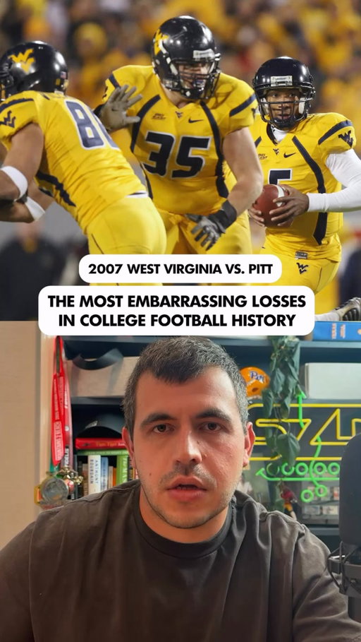 Can you name a more crushing defeat in CFB history?

1. Unprecedented title shot
2. Against a rival
3. At home
4. In a year when that rival wasn't even good
5. Only lost because of a comedy of errors

West Virginia fans I hate to do it to you. #collegefootball #h2p #hailwv