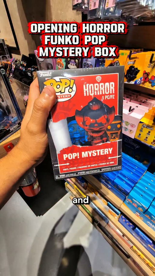 Opening The Horror Funko Pop Mystery Box 👐🏽 These look way better in person, don't forget that there is a 1 of 1 that you can redeem for $10,000 👀 who is going to be the lucky one? Lol