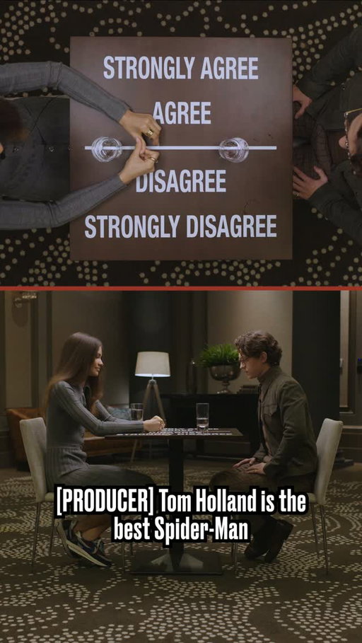Who is the best Spider-Man? 👀🕸️⁠
⁠
Watch Zendaya and Tom Holland's full Agree to Disagree episode on LADbible Entertainment 📺⁠
⁠
#agreetodisagree #ladbible #ladbibleoriginal