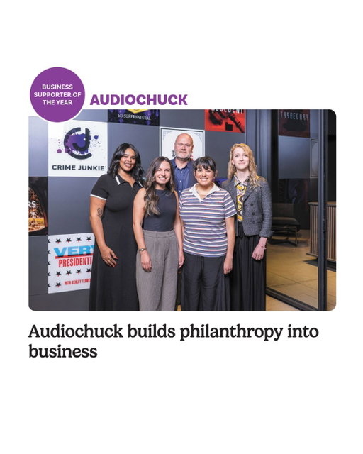 Last night, several members of our team and Philanthropy Committee attended the Indianapolis Business Journal's (IBJ) annual Nonprofit Excellence Awards where Audiochuck was honored to receive the 'Business Supporter of the Year' award for our charitable work in the Indianapolis community.

While we are grateful for the recognition, the real heroes are those that are doing the hard work, like our partners at Brooke's Place for Grieving Children, IYG, and Girls Inc. of Greater Indianapolis. It's organizations like these that are making a difference in the lives of our residents every day. It is a privilege to support their work and an honor to call them a partner.

Congrats to all of the award winners this year and thank you to the IBJ for shining the spotlight on those organizations working to strengthen the Indianapolis community. Check out our IBJ profile and the organizations we support at the link in our bio.