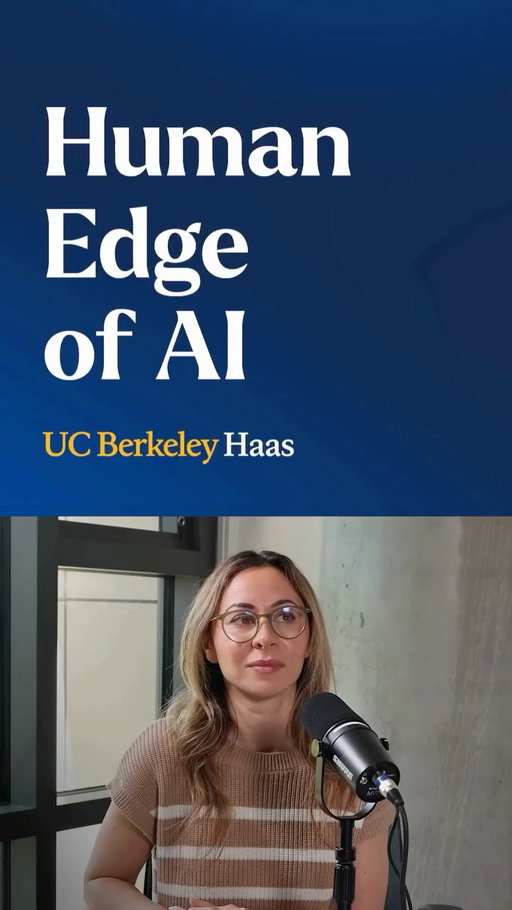 What helps us build a healthier relationship with AI?

According to UC Berkeley Haas Professional Faculty member @drsaharyousef, the answer may be simpler than you think: mindfulness.

Drawing on her research at the intersection of AI and the brain, Professor Yousef explains how cultivating "presence of mind" can help us avoid over-relying on AI—not just for our thinking, but for our emotional lives as well.

As AI becomes more integrated into our daily lives, developing intentional habits may be one of the most valuable skills we can build.

#BerkeleyHaas #UCBerkeley #HumanEdgeofAI #HaasAI