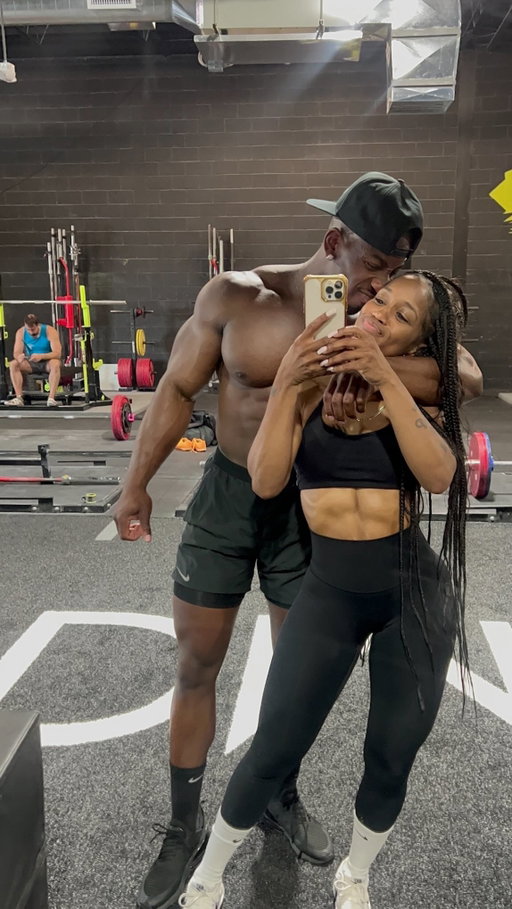 We moving at the same pace… like I’m working out with my twin.

Same intensity. Same fight. Same “we’re not stopping yet.”

And I think that’s one of my favorite parts of us.

There are places in marriage where you have to work to understand each other…
and then there are places where you just find each other.

For us, this is one of them.
We just get beside each other, lock into the same rhythm, and move.

And maybe that’s why I love training with my wife so much—
because every now and then, the gym becomes a picture of what marriage can feel like:

I push. She pushes.
I adjust. She adjusts.
One gets tired, the other keeps the pace.
And somehow, we finish stronger because we did it together.

Different people. Different strengths.
But when we catch the same rhythm?

Man… that’s my twin.🤞🏾

Find somebody you can do life with—and every once in a while, move on the exact same type of time.