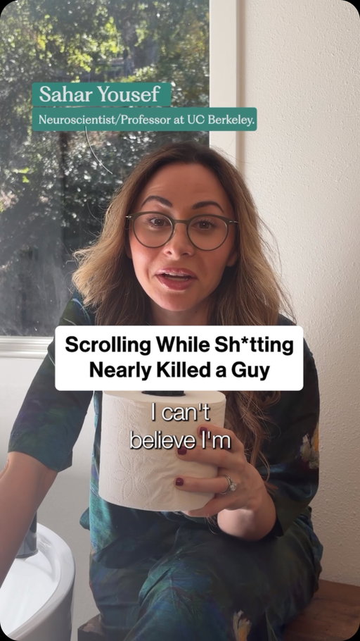 Are you watching this on the toilet? I can’t believe I’m typing this, but a 24 year old man scrolled for 30 minutes, stood up, and collapsed. He's now paralyzed!!! Doctors are calling it BATHROOM SCROLL SYNDROME. I can’t make this stuff up. This is ridiculous. Stop taking your phone to the bathroom and SHIT IN PEACE. 

Here’s the scientific publication link for the article called: Smartphone use on the toilet and the risk of hemorrhoids

https://pmc.ncbi.nlm.nih.gov/articles/PMC12407481/

And one called: Toilet seat syndrome: renal failure, perineal gangrene, and sciatic neuropathy

[https://www.amjmed.com/article/S0002-9343(00)00752-X/fulltext](https://www.amjmed.com/article/S0002-9343(00)00752-X/fulltext)

And even a CNN article: https://www.cnn.com/2024/11/12/health/phones-on-toilet-wellness

WE NEED TO DO BETTER!!