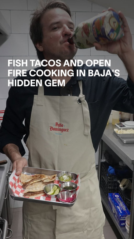 Welcome to La Paz, a beautiful city in Mexico’s Baja California Sur. Our host is the legendary @lalopinoo who grew up in La Paz and is leading us on a day full of eating, drinking, and sailing.

Lalo begins with tacos for breakfast at @anzuelomx where he’s gifted some Baja wines from @salud.wineshop.

Next, Lalo brings the bottles out to sea and cooks up a few bites on the @maragua.sailing sailboat, full of oysters and guacamole and turquoise waters.

After a day at sea, it’s time for some rooftop sunset drinks and snacks, and in La Paz, there’s no better place for that than @azotea_hrp.

After that, it’s time for an epic open-fire dinner at @quemadero.mx, and then some local beer at @bermejocasacervecera, Lalo’s favorite taproom in town.

Finally, after a quick pitstop for a road beer with the local legend El Killiki, Lalo heads to his own cantina @patiodominguez to cook up some late night specialties before ending the night dancing salsa.

What a day in La Paz!!!

Made in Collaboration with @golapaz.