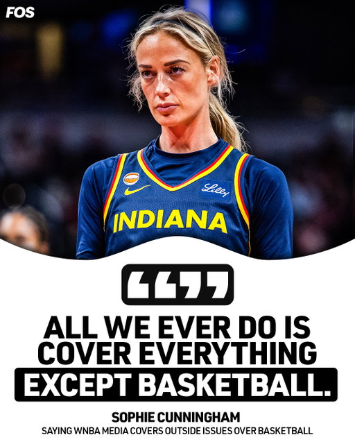 Sophie Cunningham is calling out WNBA media, saying they do not cover enough basketball and instead opt for off-court controversy.⁠
⁠
Recently, the Indiana Fever player waded into the debate regarding transgender athletes. She told ESPN: “I want to protect young girls in a locker room, or young girls in sport who shouldn’t have to go against biological men.”⁠
⁠
The comments unleashed a firestorm across both sports media and the national news. Cunningham is now speaking out about the league's media coverage, criticizing its focus on politics and off-court issues over on-court play.⁠
⁠
Notably, her star teammate Caitlin Clark has avoided stepping into the media storm, instead insisting the focus stays on basketball. FOS senior reporter Michael McCarthy says Cunningham has become Clark's bodyguard—both on and off the court. While Cunningham is a lightning rod, Clark has been able to stay silent and hoop.⁠
⁠
McCarthy says: On both the Right and the Left, there are voices trying to paint Cunningham as “MAGA Barbie.” But Cunningham insists she’s politically independent. “I’m very much in the middle. I agree with things on both sides, disagree with things on both sides,” she told ESPN. “And that’s all I’ve ever said about my political beliefs. But people love to assume.” If Cunningham truly sees herself as politically independent, that approach resembles a marketing playbook that served stars like Michael Jordan and Tiger Woods well: appeal to as many people as possible without being defined by politics.⁠
⁠
Whether Cunningham can stay in the middle as scrutiny around her intensifies remains to be seen. Especially with more “Support Sophie Cunningham” rallies being organized around upcoming Fever gamesEither way, whether it’s intentional or not, she’s the one making headlines—not Clark.⁠
⁠
Read the full opinion from McCarthy in our bio.⁠
⁠
🎥 WISH-TV News