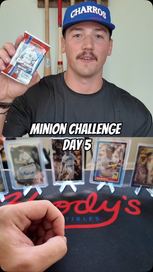 Minion Challenge Day 5 

#baseballcards #mlb #topps #toppschrome #minion