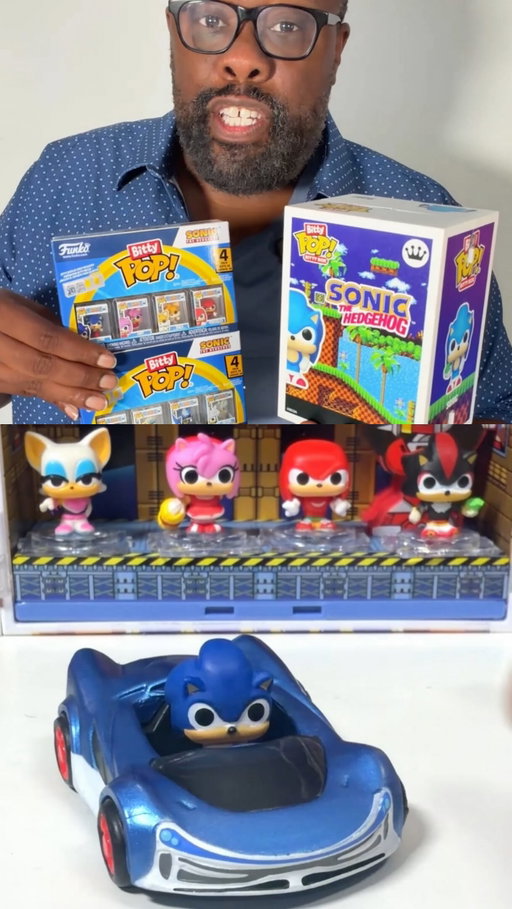 Sonic the Hedgehog is having a 35th Anniversary Party and invited his friends & foes (and whatever Shadow is) to his Funko Bitty POP! Birthday Bash! New Bitty POP! figures, a new ride, even a Bitty Arcade! Gotta go fast to join the fun wherever @funko Bitty POP! is sold. #sonicthehedgehog #sonic #funkopop #funko #bittypop