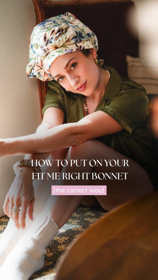 SAVE THIS! How to put on your Fit Me Right bonnet the RIGHT way:

The 5 steps 👇🏻
1. Unsnap the snap
2. Flip over and align the elastic at the nape of your neck
3. Stuff ALL your hair UP (not the back, not the sides)
4. Tighten the drawstring to your comfort level
5. Button through the front tab, pick your fit level (1 = thick, 2 = most 3 = bobs/short)

Haven’t snagged your bonnet yet? Comment “BONNET” and I’ll send you a DM with all the deets 🤍

#bonnet #bonnettutorial #fitmerightbonnet #curlyhair #hairtutorial