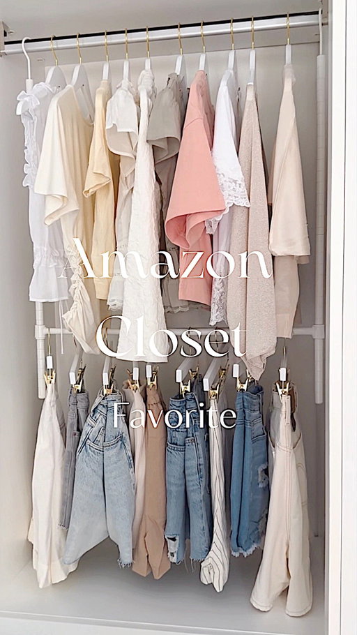Comment “CLOSET” for the link 🤍

Adjustable closet hanging rod that helps double your closet space! 

#closet #closetorganization #amazonhome #closetfinds #bedroom