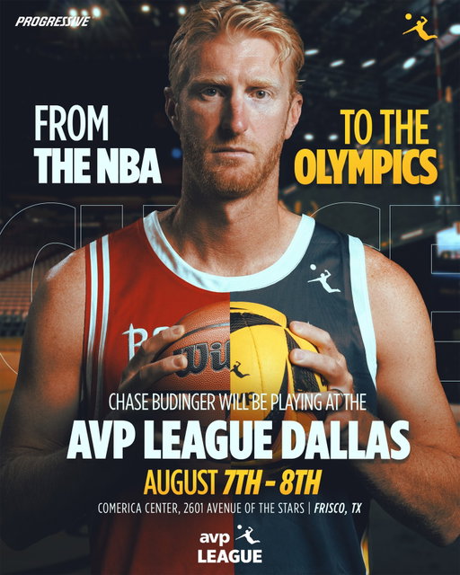 From the hardwood to the sand. 🏀🏐

Former NBA player and Olympian Chase Budinger brings his volleyball skills to Dallas this weekend for AVP League Week 8 on August 7–8.