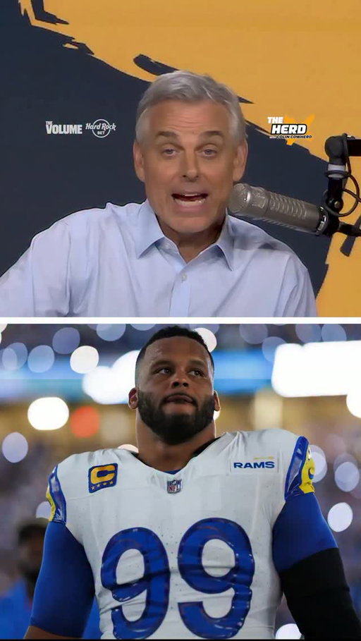 If Aaron Donald comes back, could anyone beat this Rams team? 💪 @colincowherd