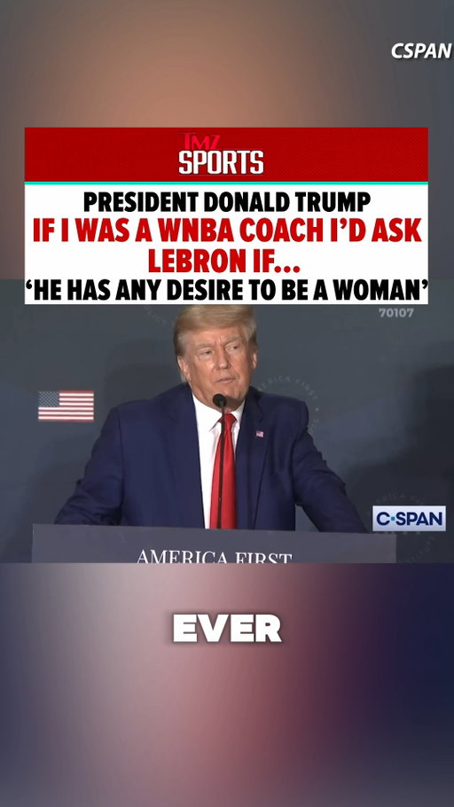 President Trump weighed in on one of the biggest debates in sports with a joke about coaching a future WNBA expansion team. 😳🏀 

The conversation surrounding transgender athletes in women’s sports continues to spark strong reactions from all sides. What do you think? 👇