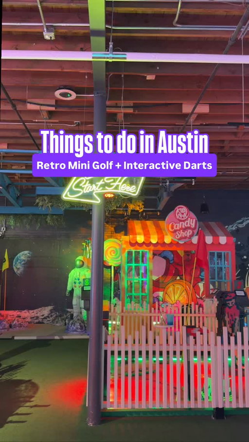 ⛳️ Fun Things to Do in Austin 📍 @holeymoleyatx @holeymoleygolf.usa 

Looking for a fun indoor activity? Head to this retro-themed mini golf spot in East Austin! With three colorful 9-hole courses, it’s the perfect outing for date night, friends, or family.

✨ This summer, you can play 9 holes for just $10 — just book online using code SUMMER10 or mention the offer to staff when walking in.

After your game, stick around for the full menu of delicious food, creative themed drinks, and a great happy hour.

Kid-friendly before 8 PM
📍807 E 4th St, Austin, TX 78702

Hours:
Monday–Thursday: 12 PM–11 PM
Friday: 12 PM–12 AM
Saturday: 11 AM–12 AM
Sunday: 12 PM–10 PM

#holeymoleypartner #austintx #exploreaustin #eastaustin #thingstodoinaustin