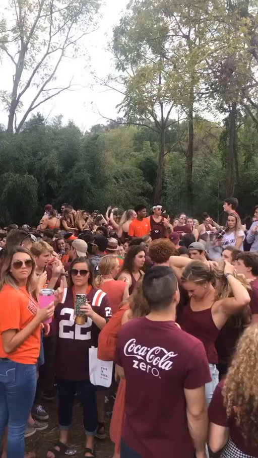 The rowdiest tailgate in America. Center Street.

#hokies #CFB #VirginiaTech #tailgateszn
