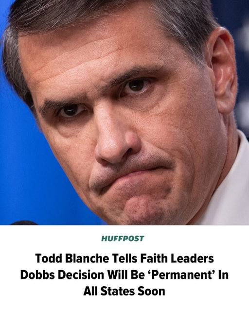 Acting Attorney General Todd Blanche assured faith leaders last week that the Justice Department is planning to continue to suppress abortion access in the aftermath of the 2022 Supreme Court ruling striking down Roe v. Wade.

“We don’t have complete victory yet, but we will have victory, and victory will be soon, and it will be permanent,” Blanche said, according to a recording of the call posted online Thursday and reported by Politico on Monday. 

Read more at the link in our bio. 🖊️ Taiyler Mitchell