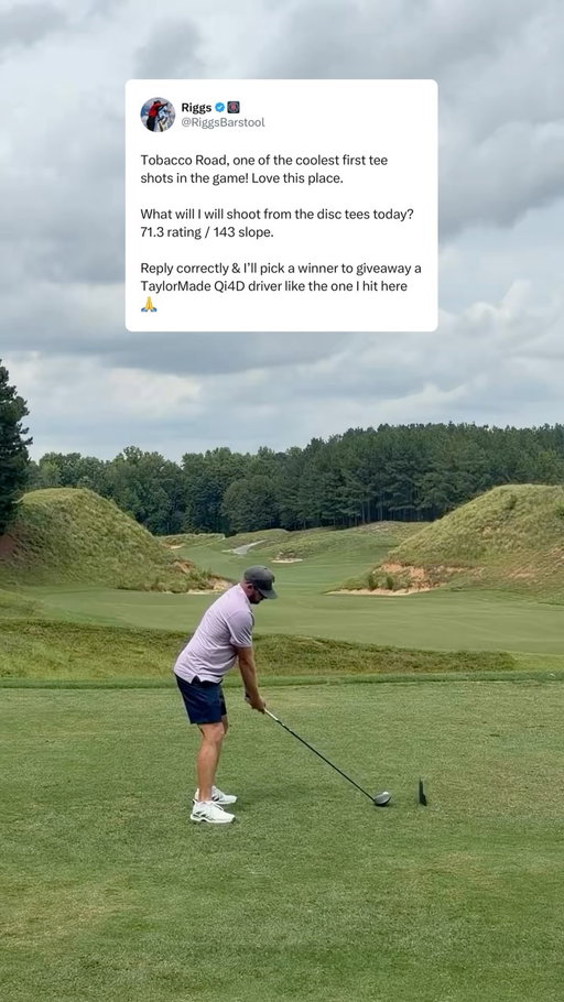 What does Riggs shoot today at Tobacco Road? Drop your guesses below ⤵️