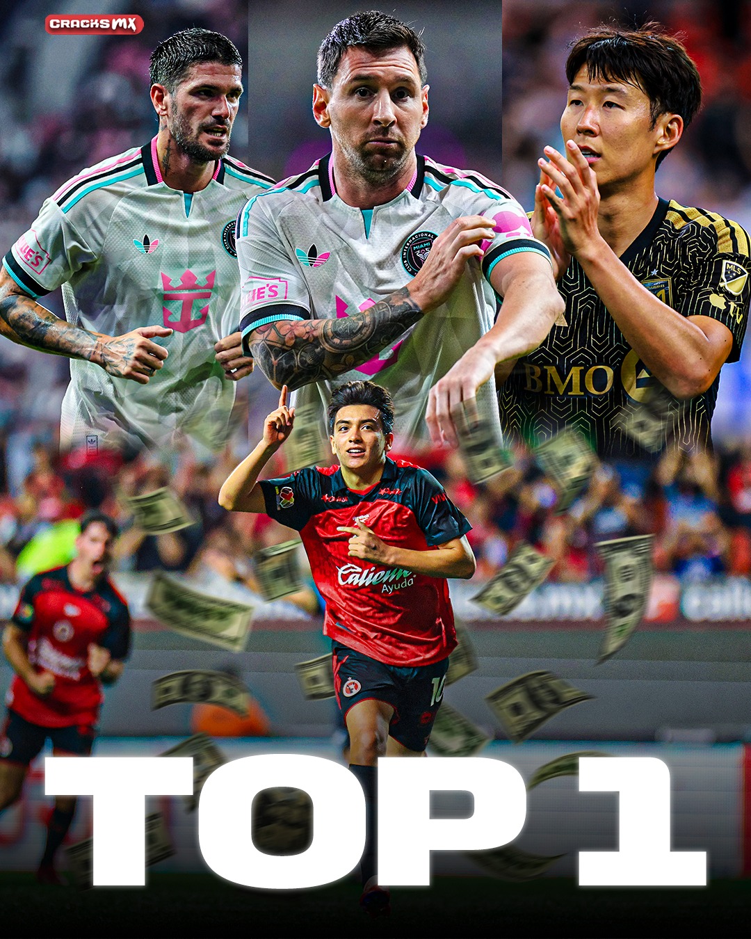 💎🇲🇽 ¡VALE MÁS QUE TODOS!

Con un valor de mercado de 25 millones de euros, Gilberto Mora llega a la Leagues Cup 2026 como el futbolista más valioso del torneo, superando a figuras como Lionel Messi, Heung-Min Son y Rodrigo De Paul. 🤯🔥