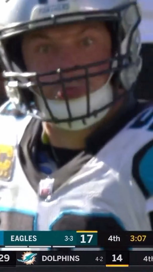 Nothing could stop Luke Kuechly 🗣️