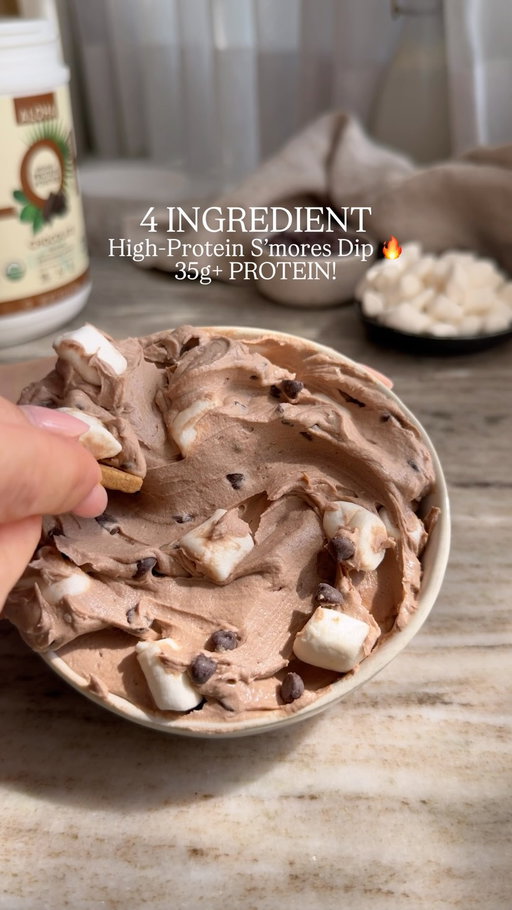 comment “PROTEIN” and I’ll DM you this recipe! 🍫

HIGH PROTEIN S’MORES DIP with 35 GRAMS OF PROTEIN per serving & it takes just 5 minutes to make! rich, chocolatey greek yogurt mixed with @alohamoment chocolate protein powder, mini marshmallows, and chocolate chips. dip graham crackers, fruit, or if you’re like me - simply eat it by spoonful! here’s what you’ll need:

· greek yogurt · @alohamoment chocolate protein powder · mini marshmallows · chocolate chips

comment “PROTEIN” or “RECIPE” and I’ll send you the full recipe. you can also head to samdoesherbest.com for access to all of my delicious and healthy recipes!

and if you still can’t find this recipe, type “sam does her best high protein smores dip” into google and it’ll be the first recipe to pop up!

https://samdoesherbest.com/high-protein-smores-dip/

#proteinrecipes #proteindesserts #healthydesserts  #glutenfree #healthyrecipes