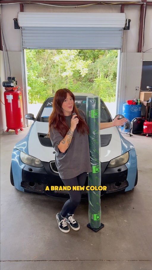 At this point I’m just having too much fun with this series 😂 @vinylfrog_official High Glossy Vintage Racing Green is the perfect color imo 👌 it was so easy to work with too! Can’t wait for part 2 🤝 #vinylfrog #carwrapping #bmwe92 #n54nation