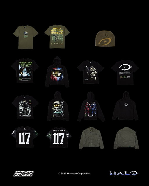 A closer look into the complete @73studiobrand x Halo: Combat Evolved Collection. ⁠
⁠
Landing tomorrow, Thursday 8/6 at 2pm on culturekings.com