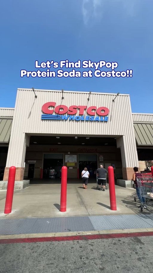 Reach for the sky ☀️ SkyPop is now available in the soda aisle at select @costco locations across SoCal 🛒 Find a store near you at the link in bio!