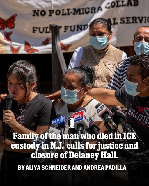 The family of Edwin Jeovanny López Cornejo, an immigrant from El Salvador who died in ICE custody in New Jersey on Saturday, outlined a list of demands for state and federal officials that they said would bring justice after his death.⁠
⁠
“On the same day, we were both dead, the only difference was his heart stopped beating,” his 12-year-old daughter Ashley López said at a news conference held outside the Reformed Church of Highland Park on Tuesday streamed by Cosecha New Jersey, an immigrant-rights group. “I am going to grow up without a father. They did not even let me see him one last time before he died.”⁠
⁠
While speaking at the news conference, Danilo López, the brother of López Cornejo, called for an independent investigation of the incident by New Jersey Attorney General Jennifer Davenport, a release of his brother’s medical records by the facility’s owner GEO Group and ICE, the closure of the detention center and the release of all those detained. He also asked Gov. Mikie Sherrill to open an investigation into health protocols at the center.⁠
⁠
ICE said Monday evening that López Cornejo’s cause of death was pending further medical review, but Sen. Andy Kim shared later that night that he died of a heart attack and cardiac arrest. Kim said López Cornejo already had a habeas corpus case calling for his release due to his medical issues.⁠
⁠
“I know that there’s nothing that will bring my brother back but if we feel our pain now maybe we can avoid other deaths,” Danilo López said in Spanish.⁠
⁠
To read more click the link in bio.⁠
⁠
📝 by Aliya Schneider and Andrea Padilla / Staff⁠
📸 Courtesy / AP