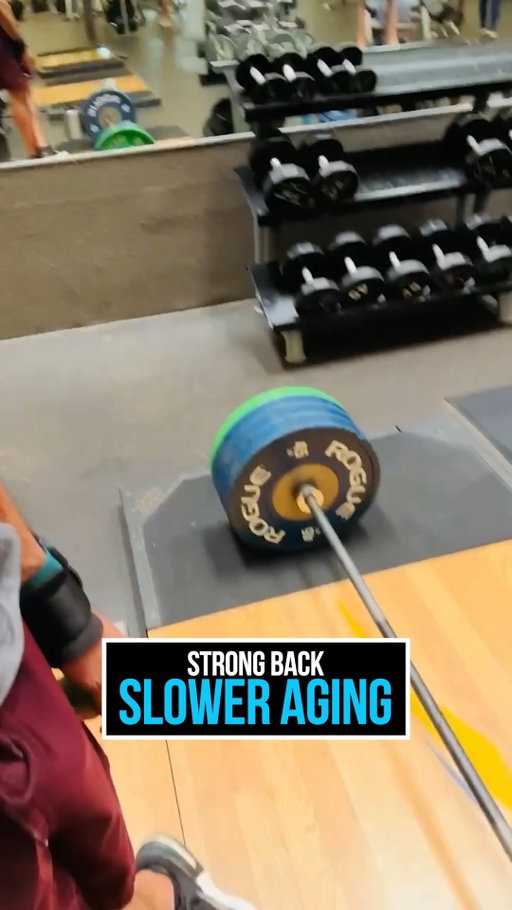 "Deadlifts? That's longevity."

Simple message. Big impact.

Strong muscles support a stronger future.

#StrengthTraining #Longevity #HealthyAging #Gym
