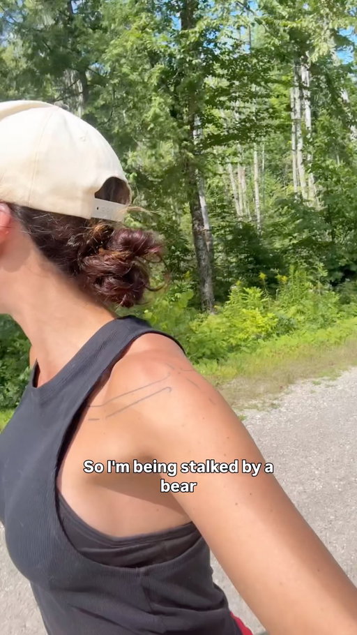 Watch til end!!!! ⚠️.. haha.. 🤣 hi I’m Dani Doucette, singer/songwriter and  here for your woodland playlist recommendations to keep you safe and from being eaten by predators ;) Presave in Bio … better safe than sorry … hahah…. #bearattack #newsong #runner #drumandbass #edm